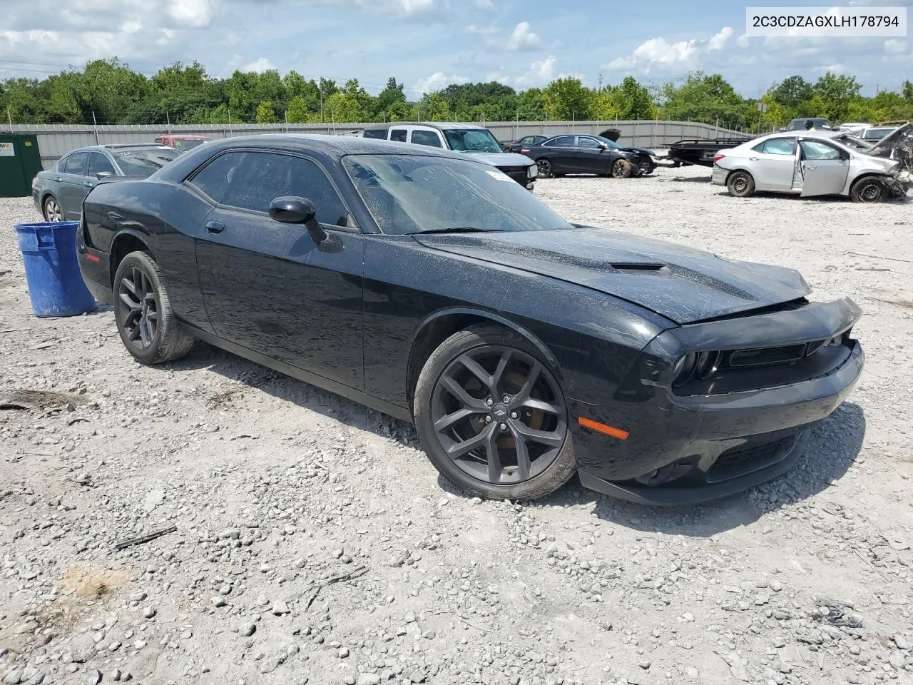 2020 Dodge Challenger Sxt VIN: 2C3CDZAGXLH178794 Lot: 65235334