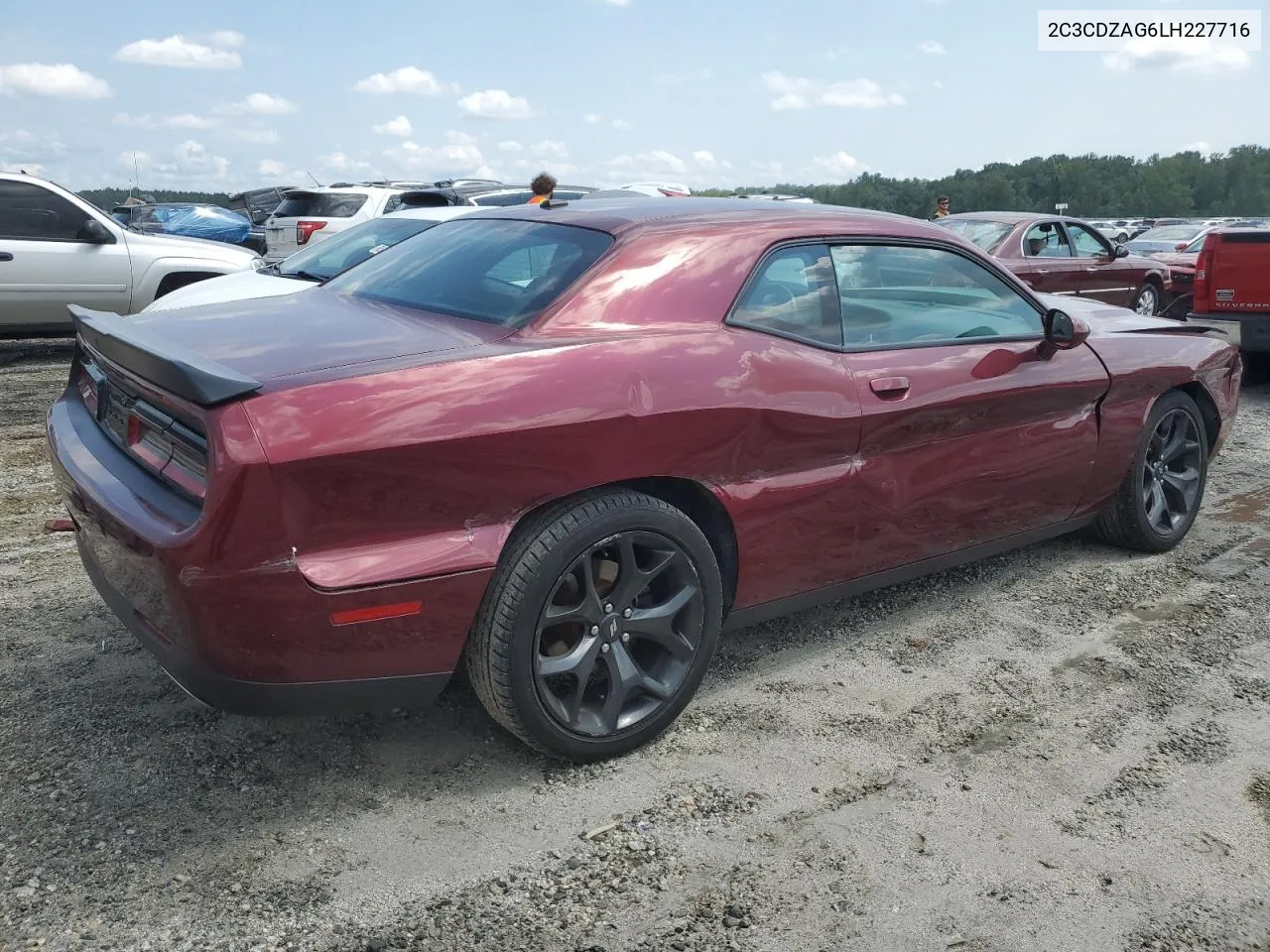 2020 Dodge Challenger Sxt VIN: 2C3CDZAG6LH227716 Lot: 65412514