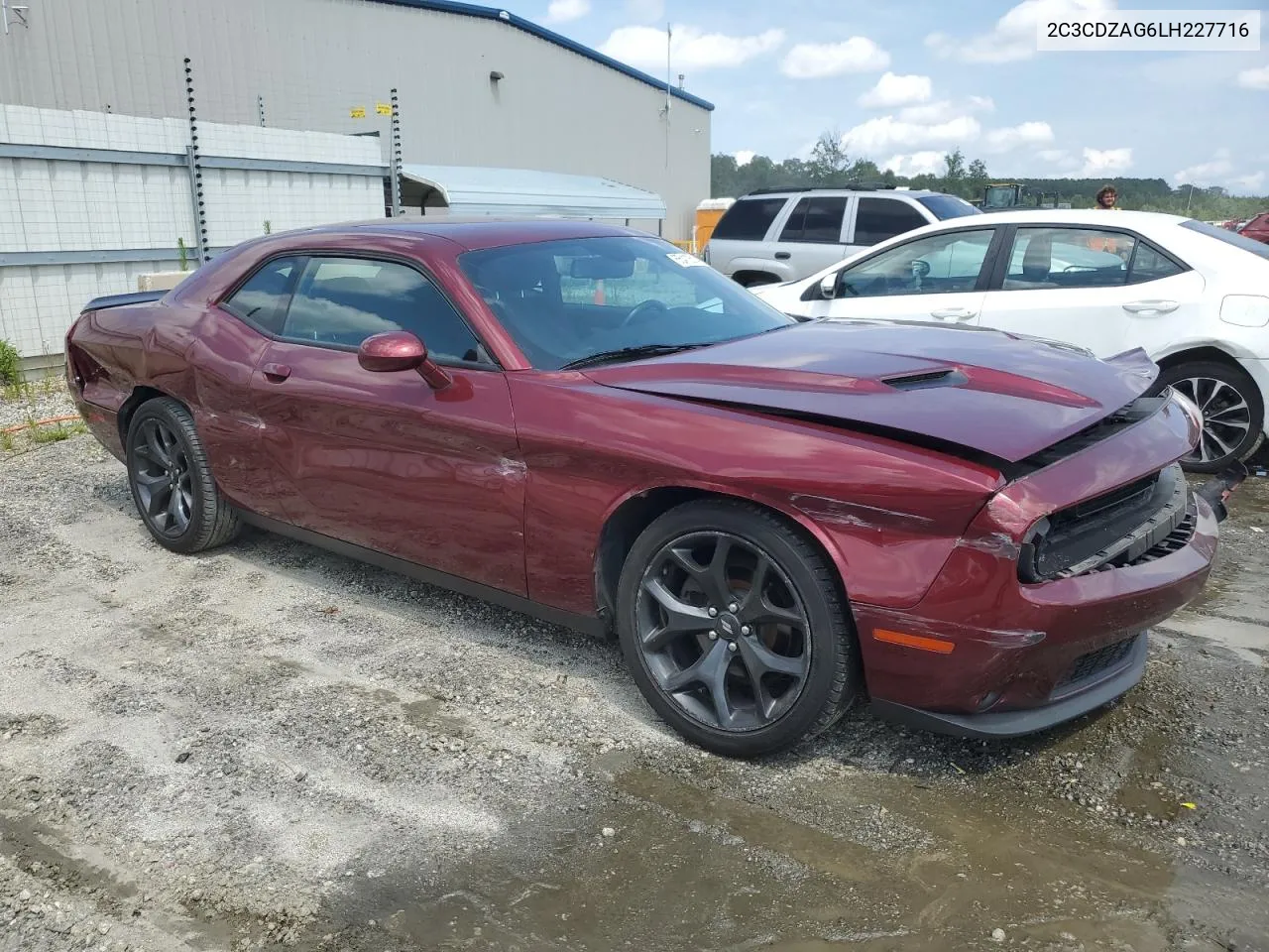 2020 Dodge Challenger Sxt VIN: 2C3CDZAG6LH227716 Lot: 65412514