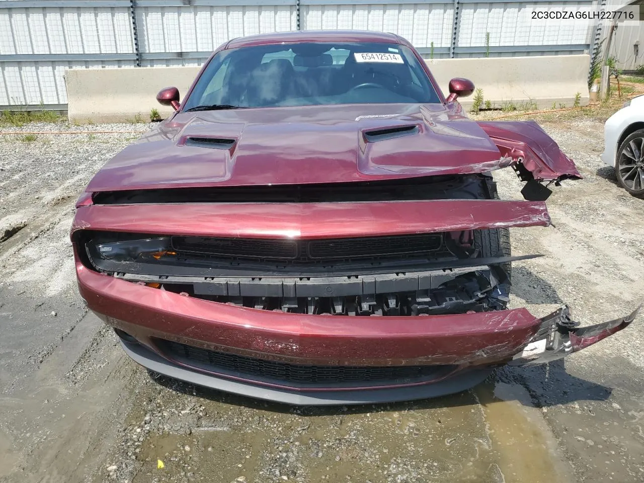 2020 Dodge Challenger Sxt VIN: 2C3CDZAG6LH227716 Lot: 65412514