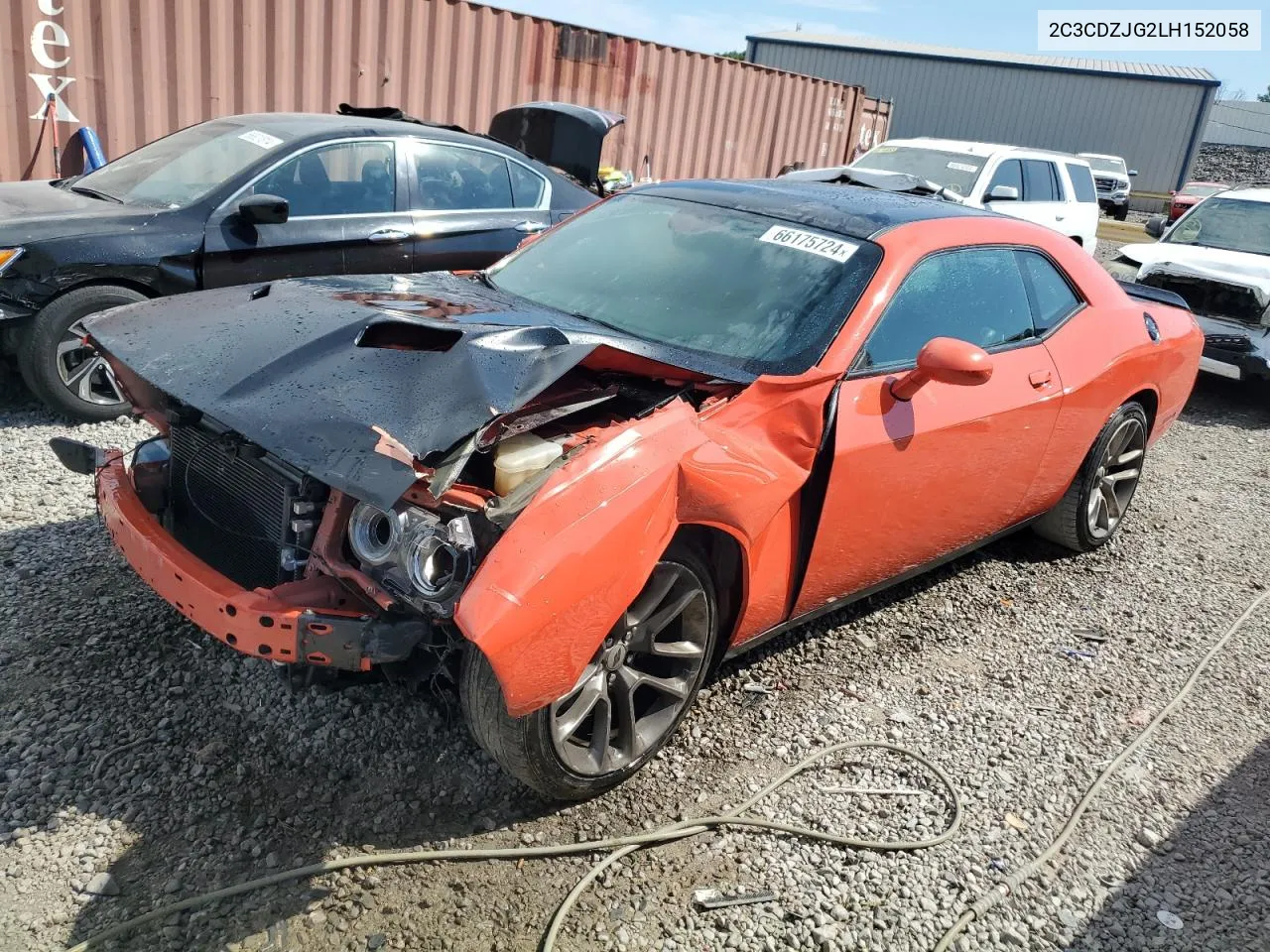 2020 Dodge Challenger Gt VIN: 2C3CDZJG2LH152058 Lot: 66175724