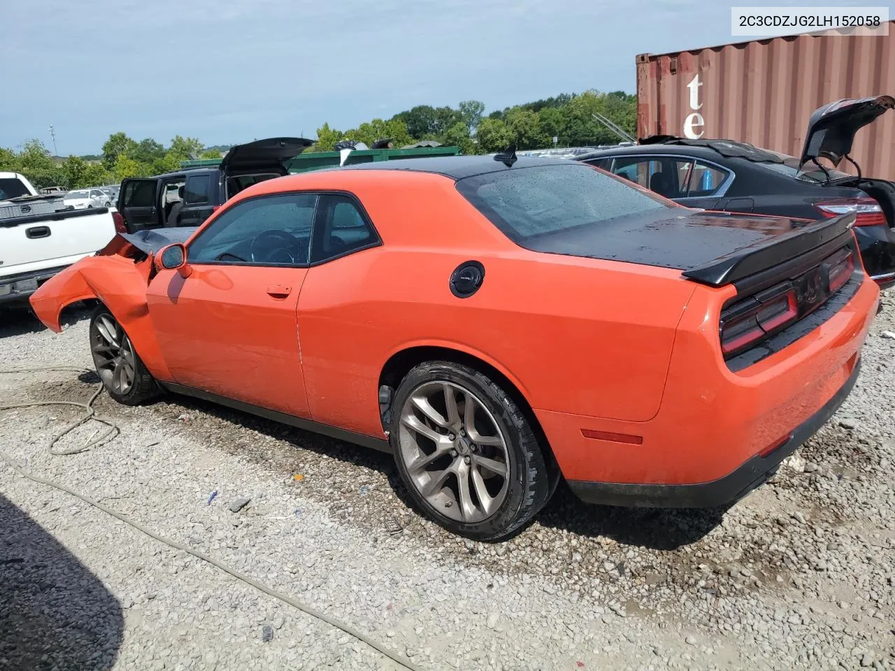 2020 Dodge Challenger Gt VIN: 2C3CDZJG2LH152058 Lot: 66175724