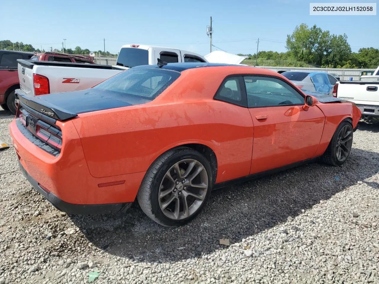 2020 Dodge Challenger Gt VIN: 2C3CDZJG2LH152058 Lot: 66175724