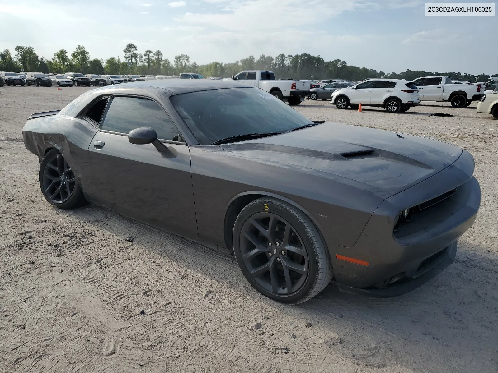 2020 Dodge Challenger Sxt VIN: 2C3CDZAGXLH106025 Lot: 67526174