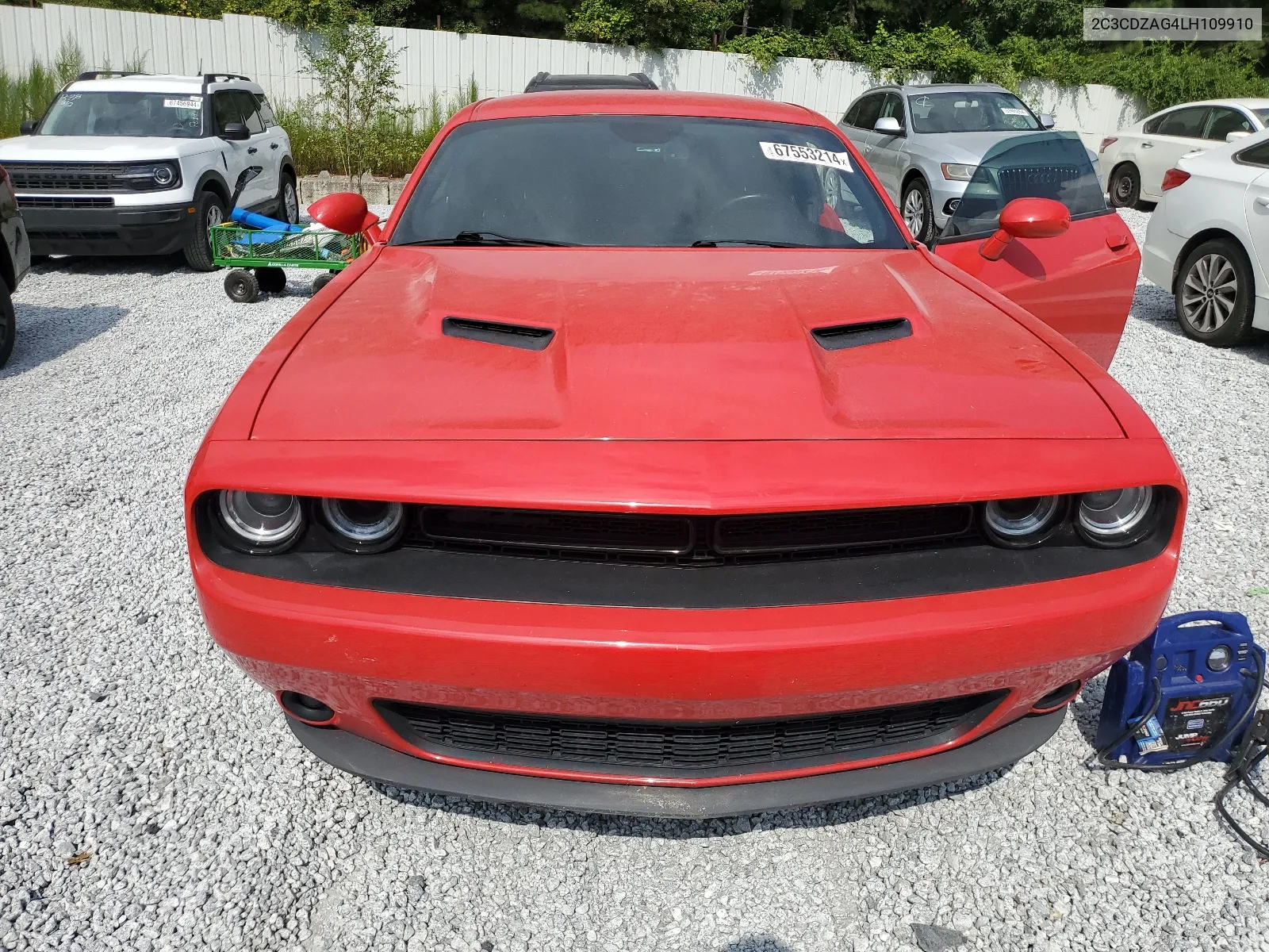 2020 Dodge Challenger Sxt VIN: 2C3CDZAG4LH109910 Lot: 67553214