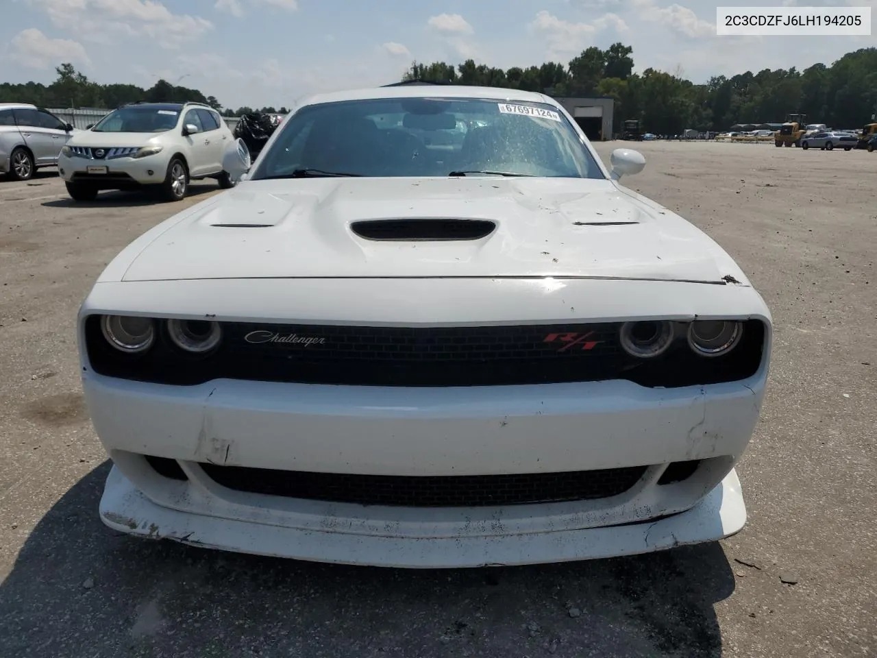 2020 Dodge Challenger R/T Scat Pack VIN: 2C3CDZFJ6LH194205 Lot: 67697124