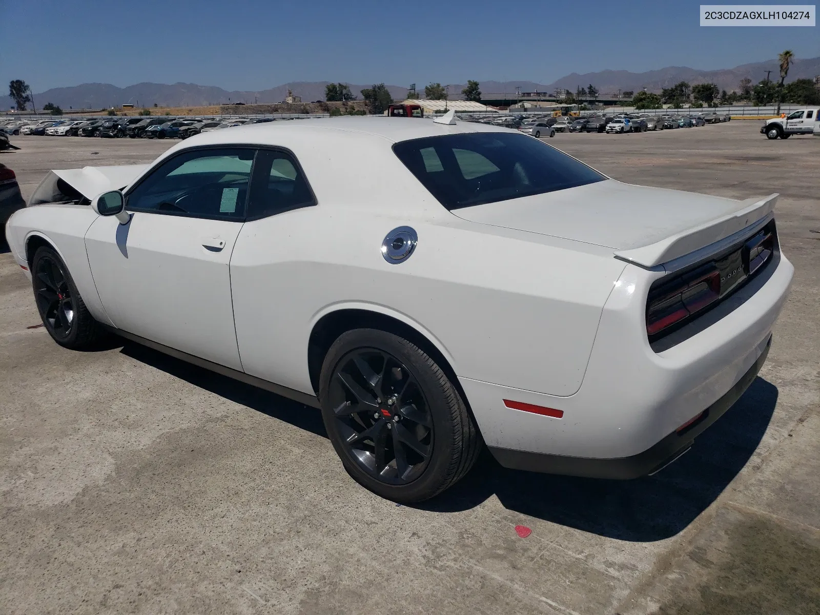 2020 Dodge Challenger Sxt VIN: 2C3CDZAGXLH104274 Lot: 67727264