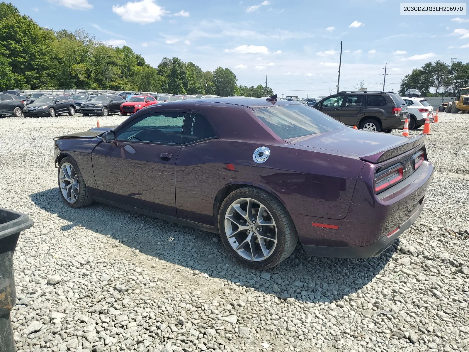 2020 Dodge Challenger Gt VIN: 2C3CDZJG3LH206970 Lot: 67755844