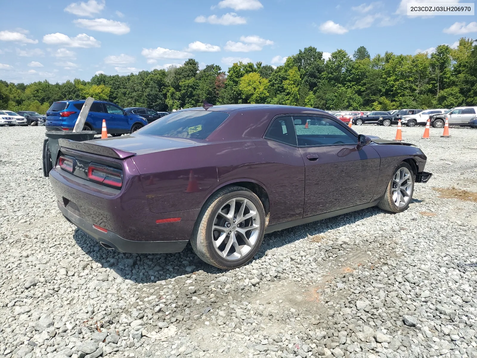 2020 Dodge Challenger Gt VIN: 2C3CDZJG3LH206970 Lot: 67755844