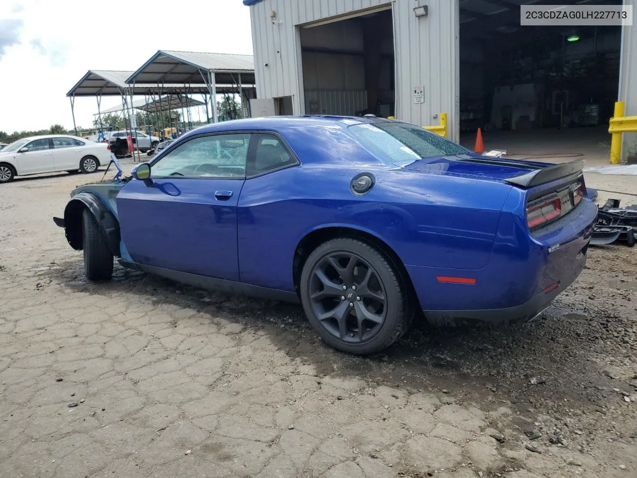 2020 Dodge Challenger Sxt VIN: 2C3CDZAG0LH227713 Lot: 68828944