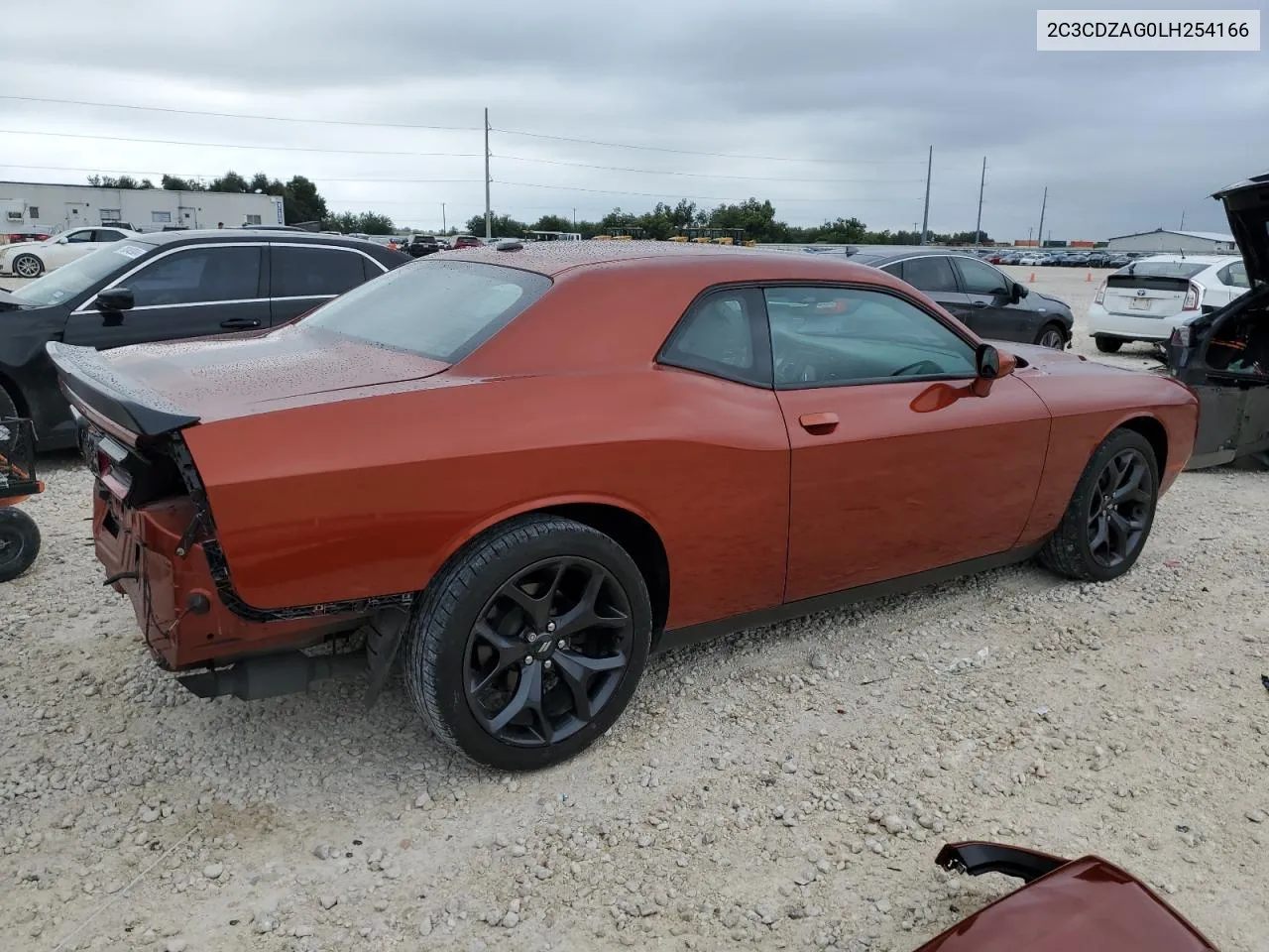 2020 Dodge Challenger Sxt VIN: 2C3CDZAG0LH254166 Lot: 69170674