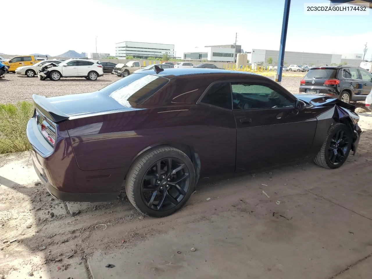 2020 Dodge Challenger Sxt VIN: 2C3CDZAG0LH174432 Lot: 69314984