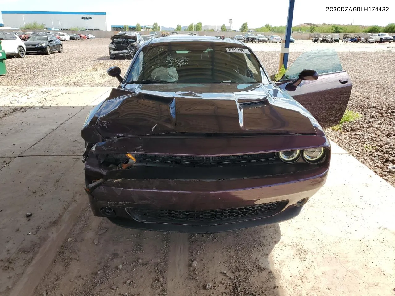 2020 Dodge Challenger Sxt VIN: 2C3CDZAG0LH174432 Lot: 69314984