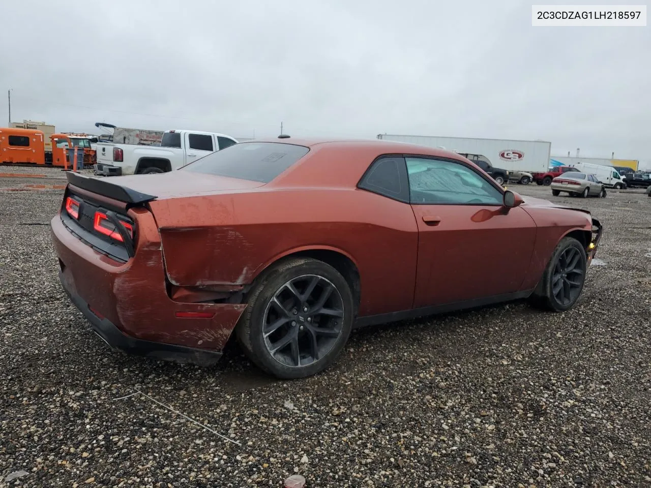 2020 Dodge Challenger Sxt VIN: 2C3CDZAG1LH218597 Lot: 69833764