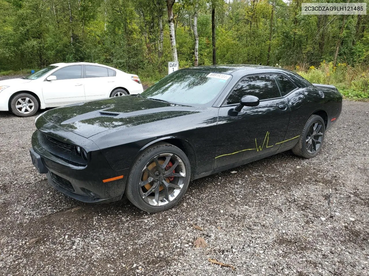 2020 Dodge Challenger Sxt VIN: 2C3CDZAG9LH121485 Lot: 69919204