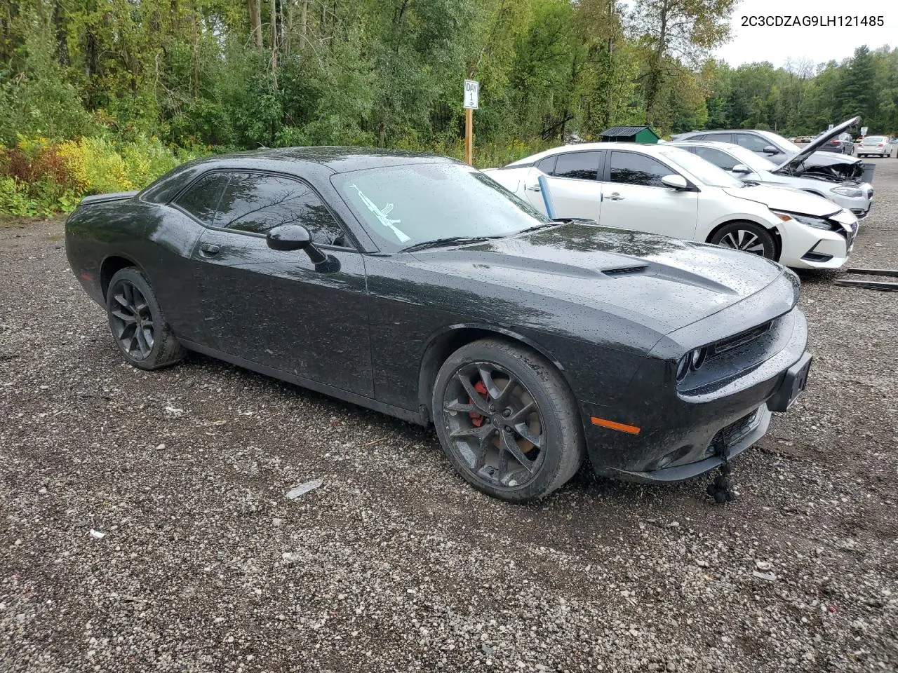 2020 Dodge Challenger Sxt VIN: 2C3CDZAG9LH121485 Lot: 69919204