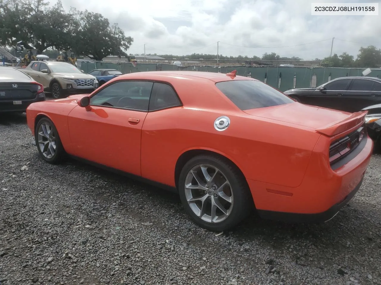 2C3CDZJG8LH191558 2020 Dodge Challenger Gt