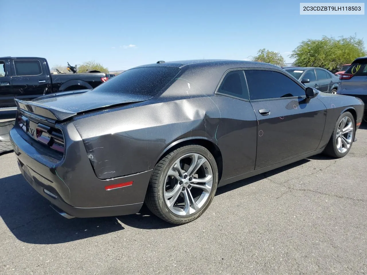 2020 Dodge Challenger R/T VIN: 2C3CDZBT9LH118503 Lot: 70059194