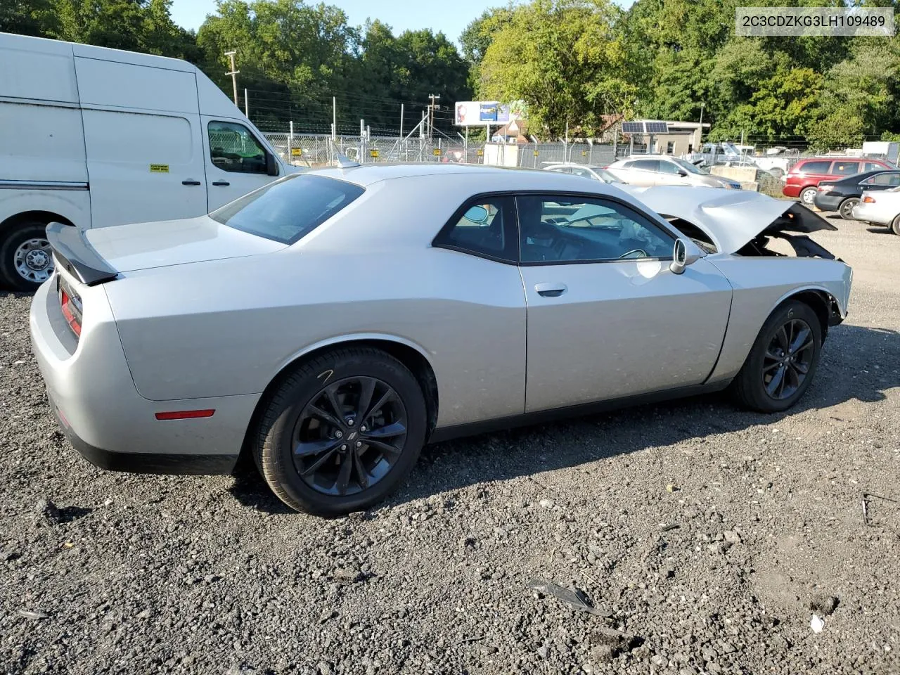 2C3CDZKG3LH109489 2020 Dodge Challenger Gt