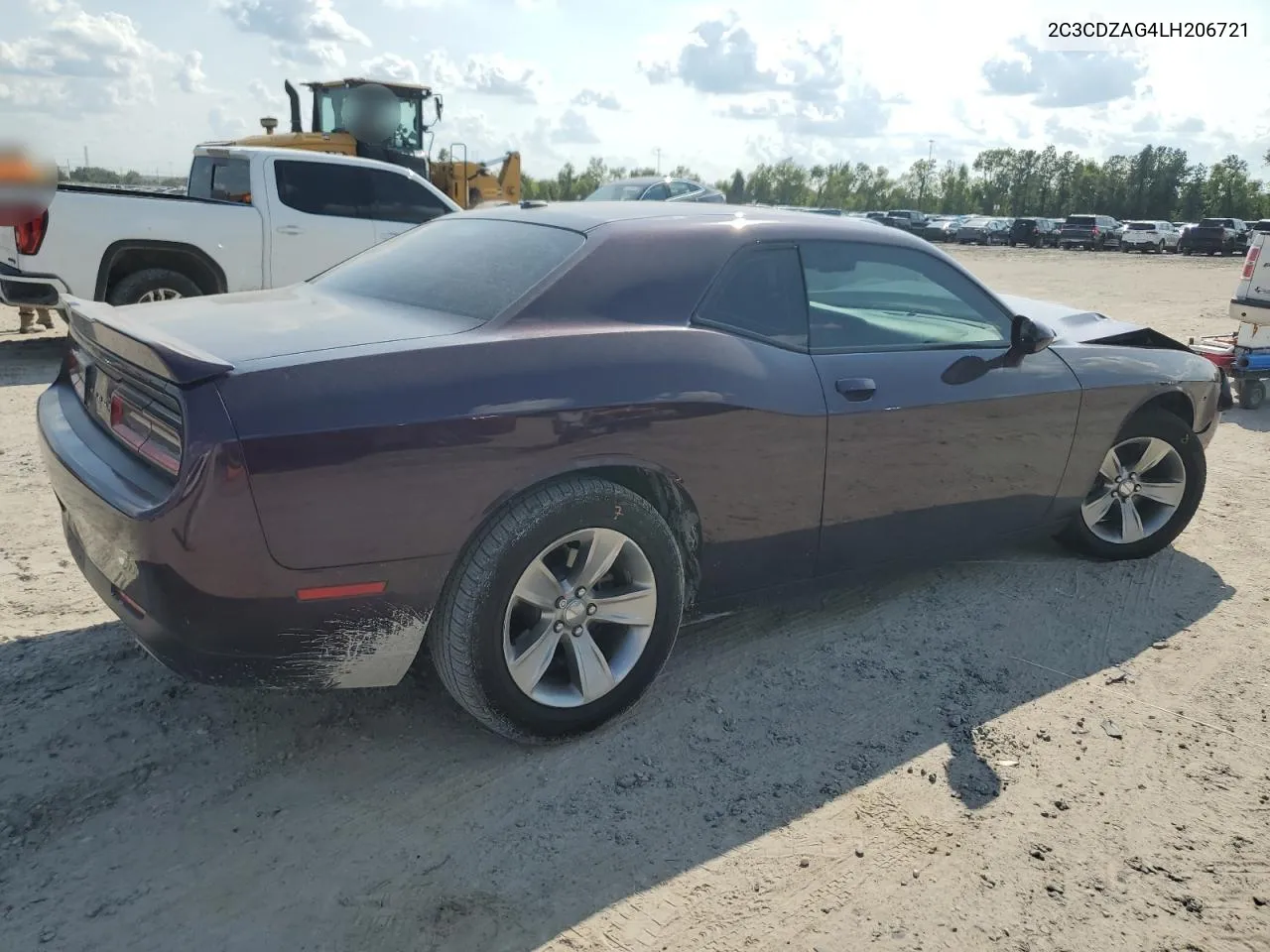 2020 Dodge Challenger Sxt VIN: 2C3CDZAG4LH206721 Lot: 70172624