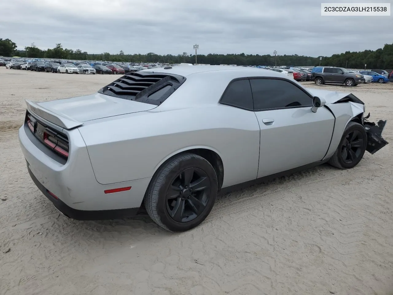 2020 Dodge Challenger Sxt VIN: 2C3CDZAG3LH215538 Lot: 70552244