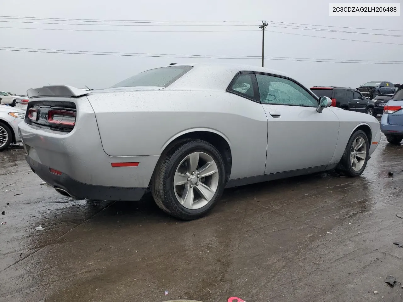 2020 Dodge Challenger Sxt VIN: 2C3CDZAG2LH206488 Lot: 70871404