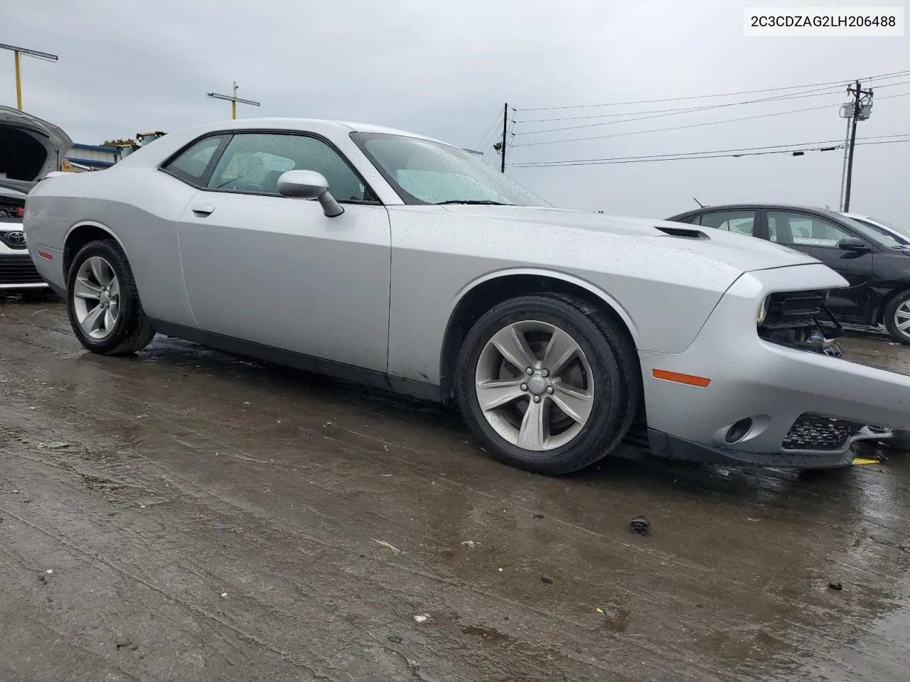 2020 Dodge Challenger Sxt VIN: 2C3CDZAG2LH206488 Lot: 70871404