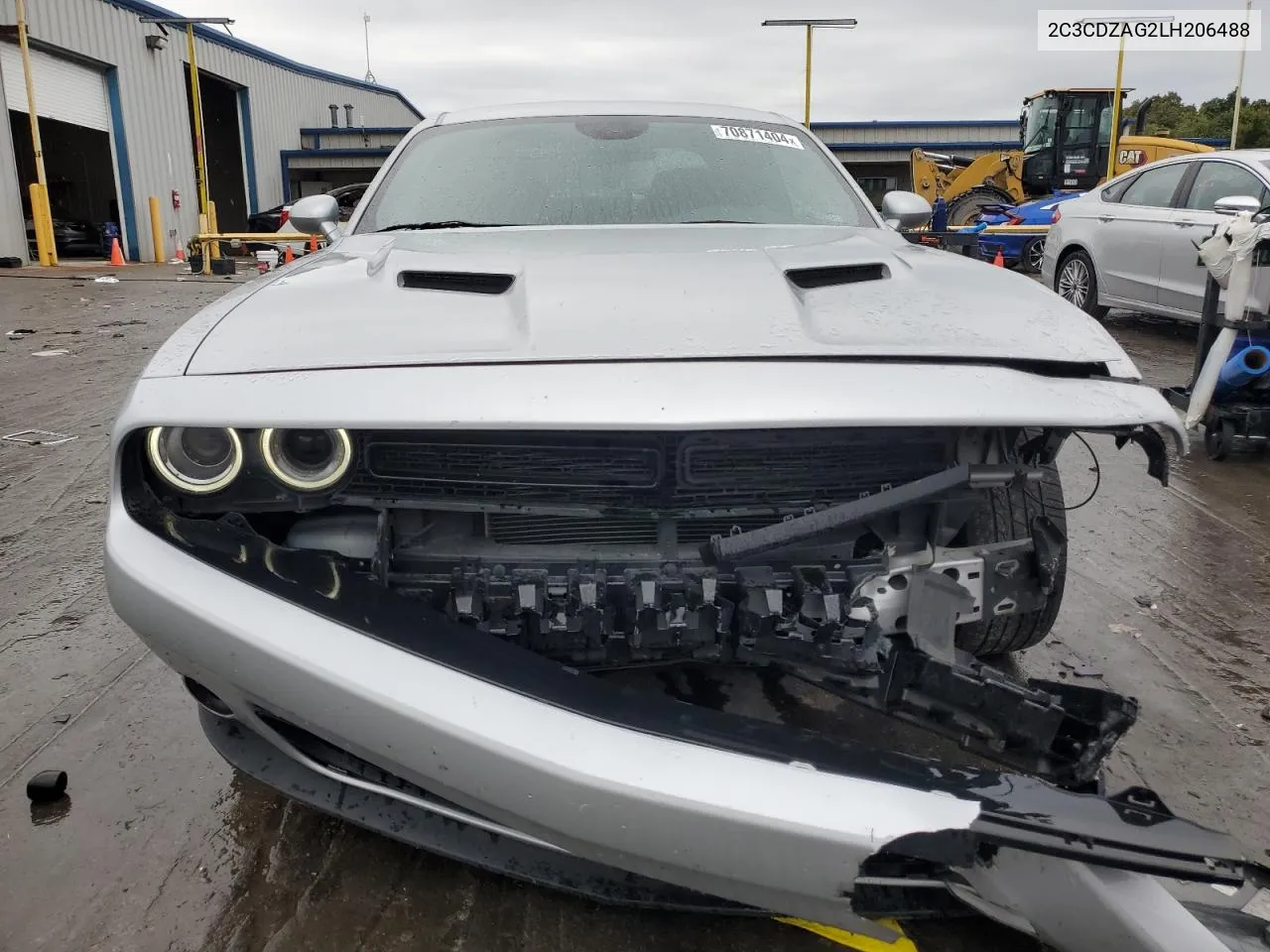 2020 Dodge Challenger Sxt VIN: 2C3CDZAG2LH206488 Lot: 70871404