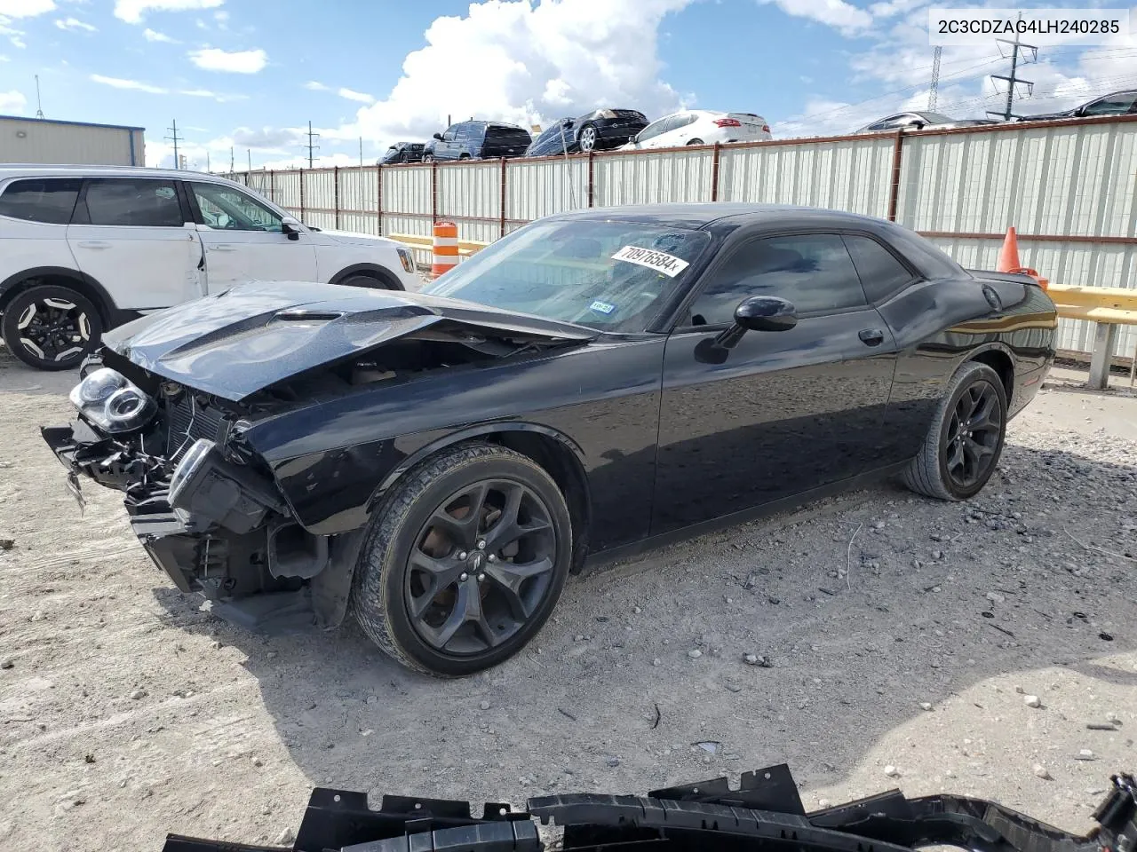 2020 Dodge Challenger Sxt VIN: 2C3CDZAG4LH240285 Lot: 70976584