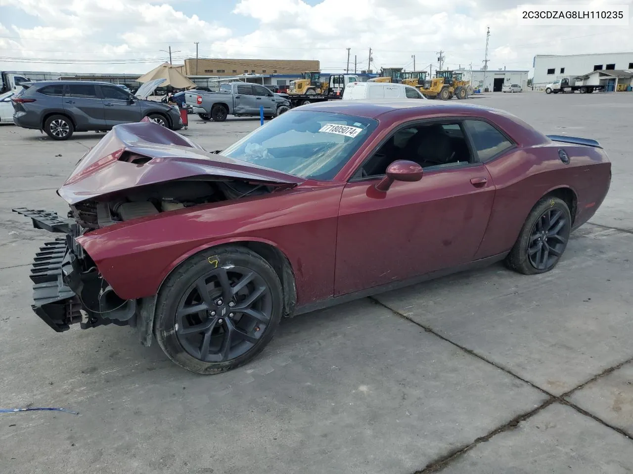 2020 Dodge Challenger Sxt VIN: 2C3CDZAG8LH110235 Lot: 71805074