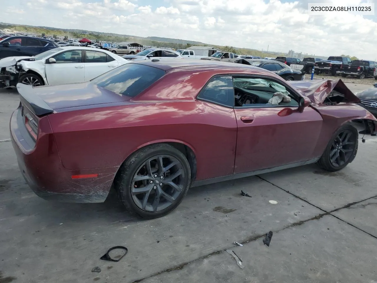 2020 Dodge Challenger Sxt VIN: 2C3CDZAG8LH110235 Lot: 71805074