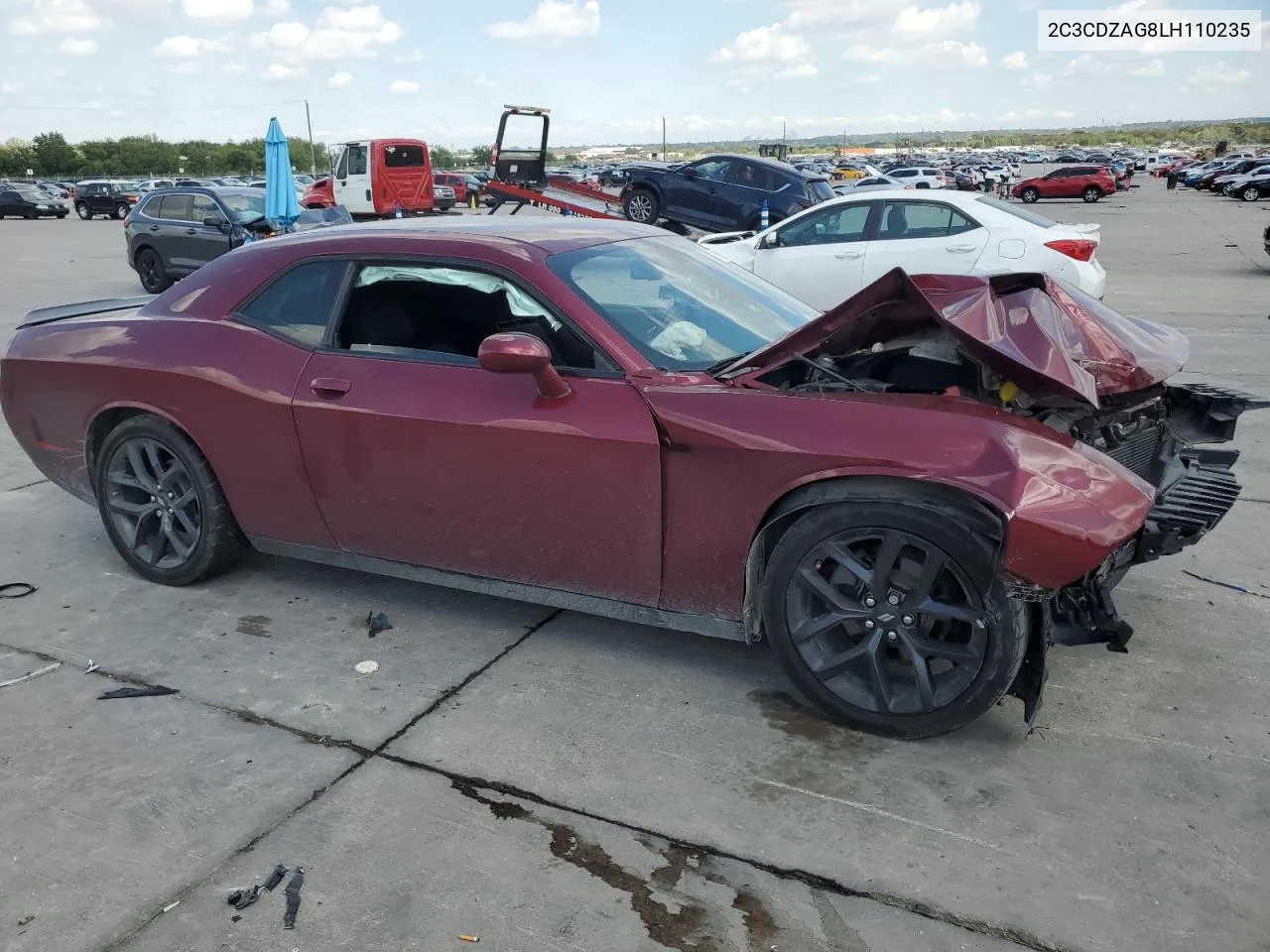 2020 Dodge Challenger Sxt VIN: 2C3CDZAG8LH110235 Lot: 71805074