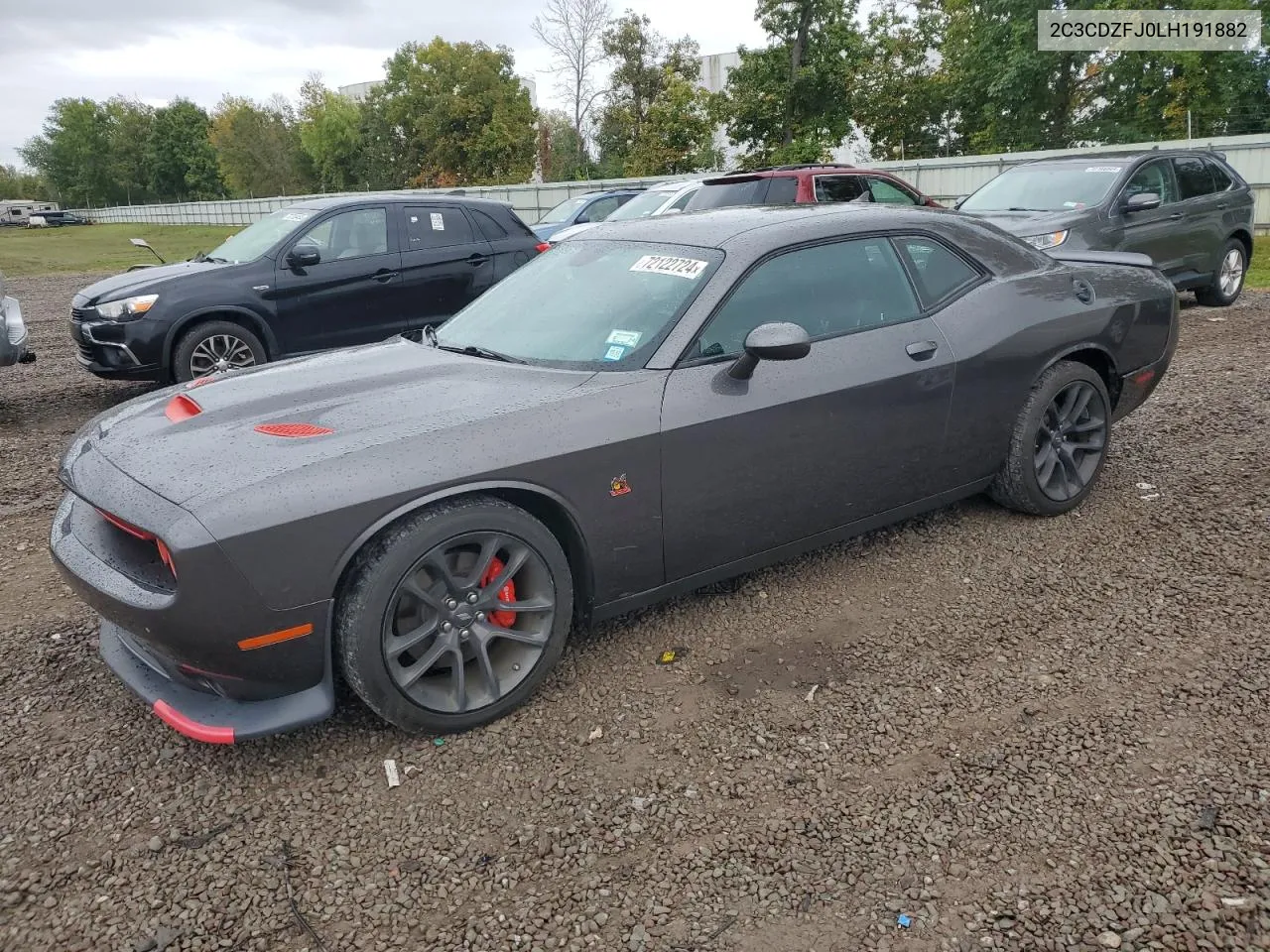 2020 Dodge Challenger R/T Scat Pack VIN: 2C3CDZFJ0LH191882 Lot: 72122724