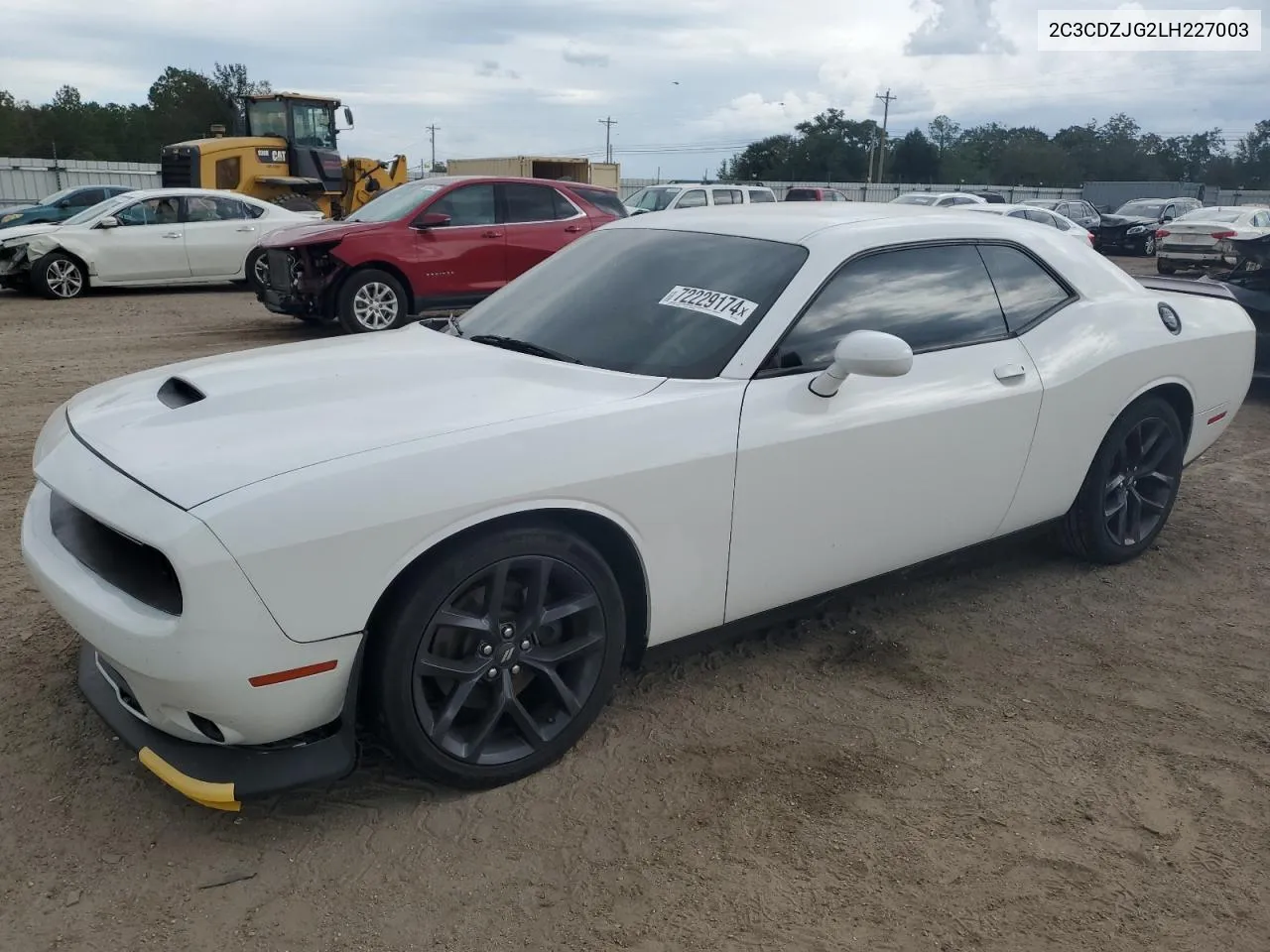 2020 Dodge Challenger Gt VIN: 2C3CDZJG2LH227003 Lot: 72229174