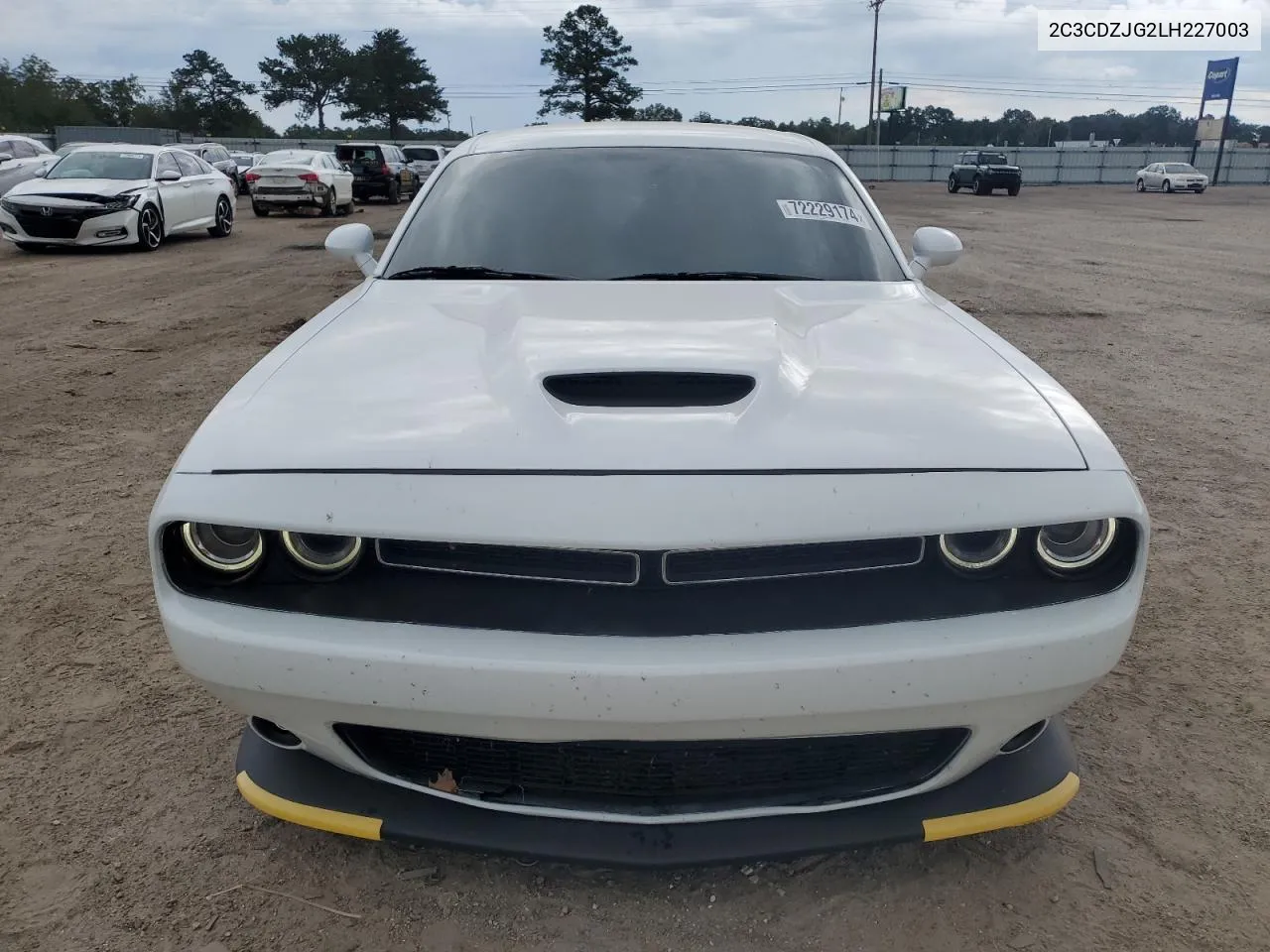 2020 Dodge Challenger Gt VIN: 2C3CDZJG2LH227003 Lot: 72229174