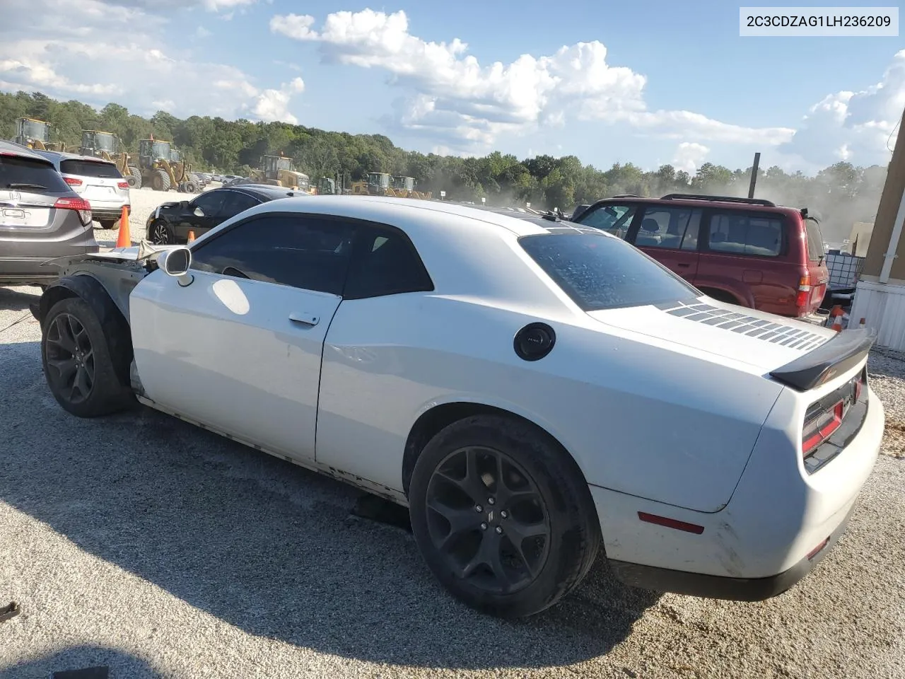 2020 Dodge Challenger Sxt VIN: 2C3CDZAG1LH236209 Lot: 72244994