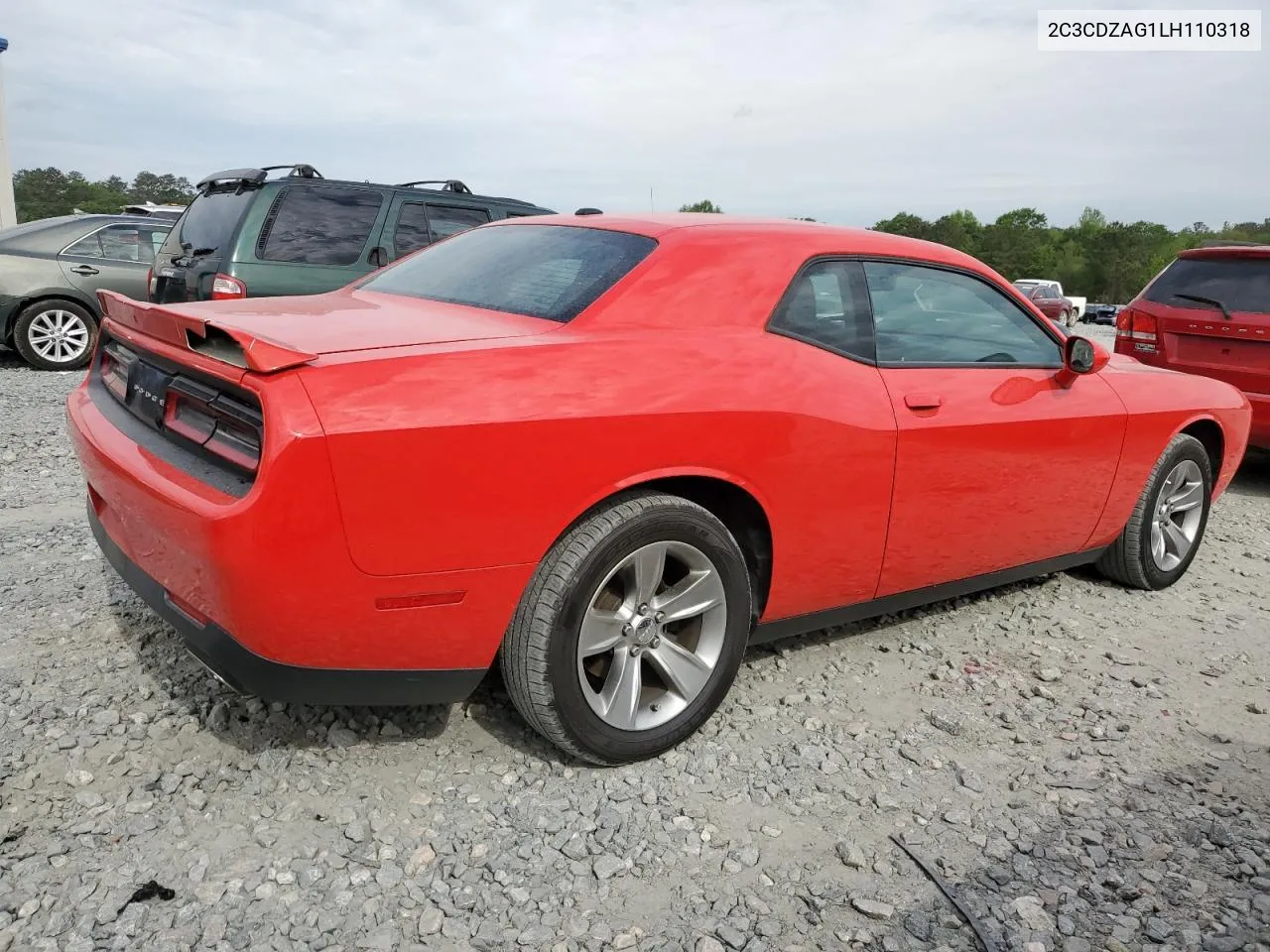 2020 Dodge Challenger Sxt VIN: 2C3CDZAG1LH110318 Lot: 72619344