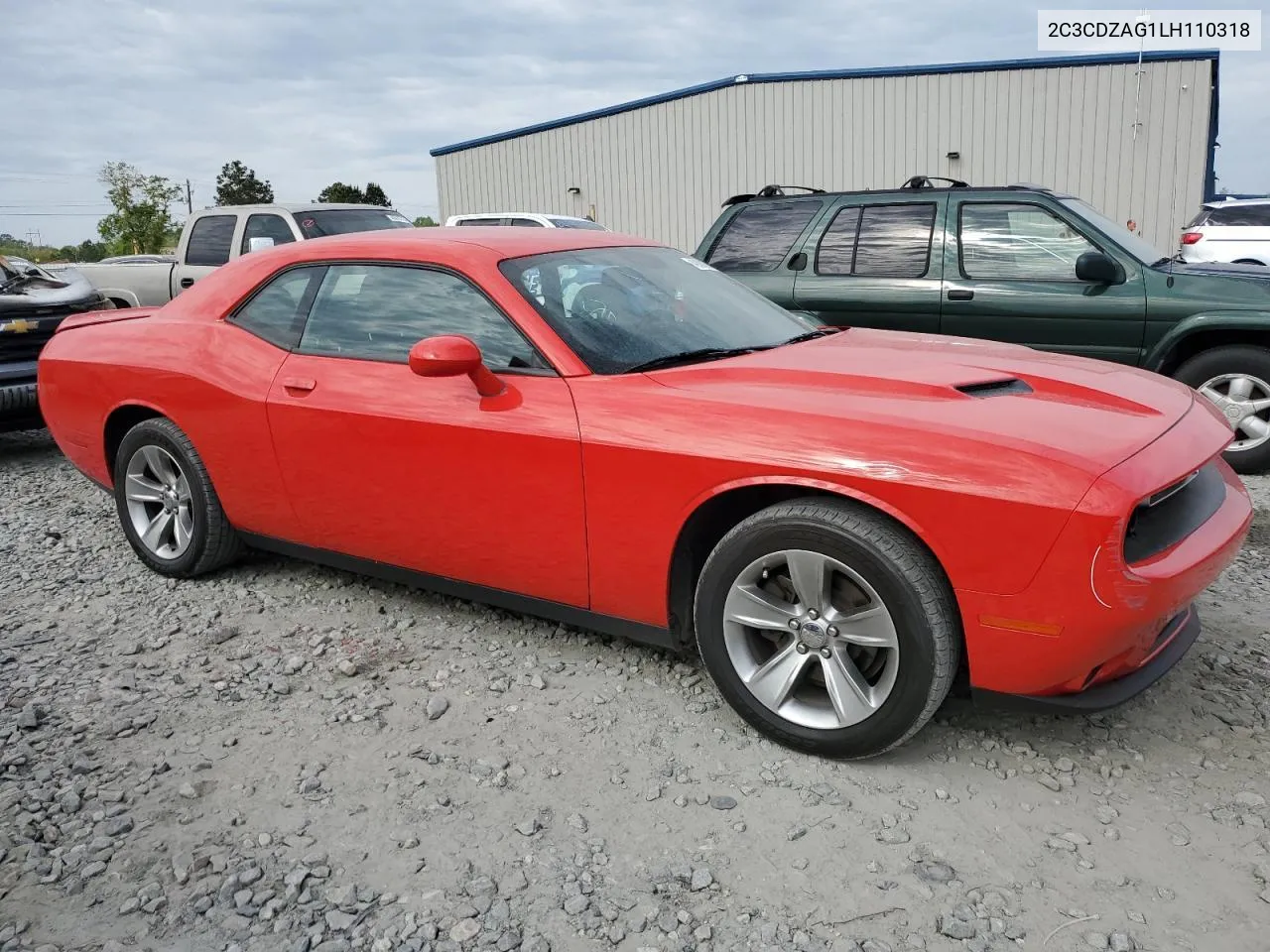 2020 Dodge Challenger Sxt VIN: 2C3CDZAG1LH110318 Lot: 72619344