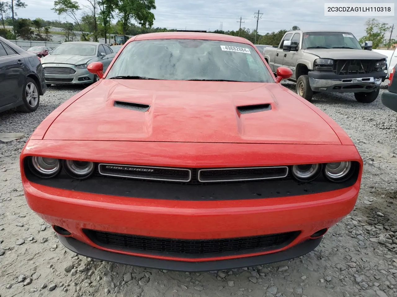 2020 Dodge Challenger Sxt VIN: 2C3CDZAG1LH110318 Lot: 72619344