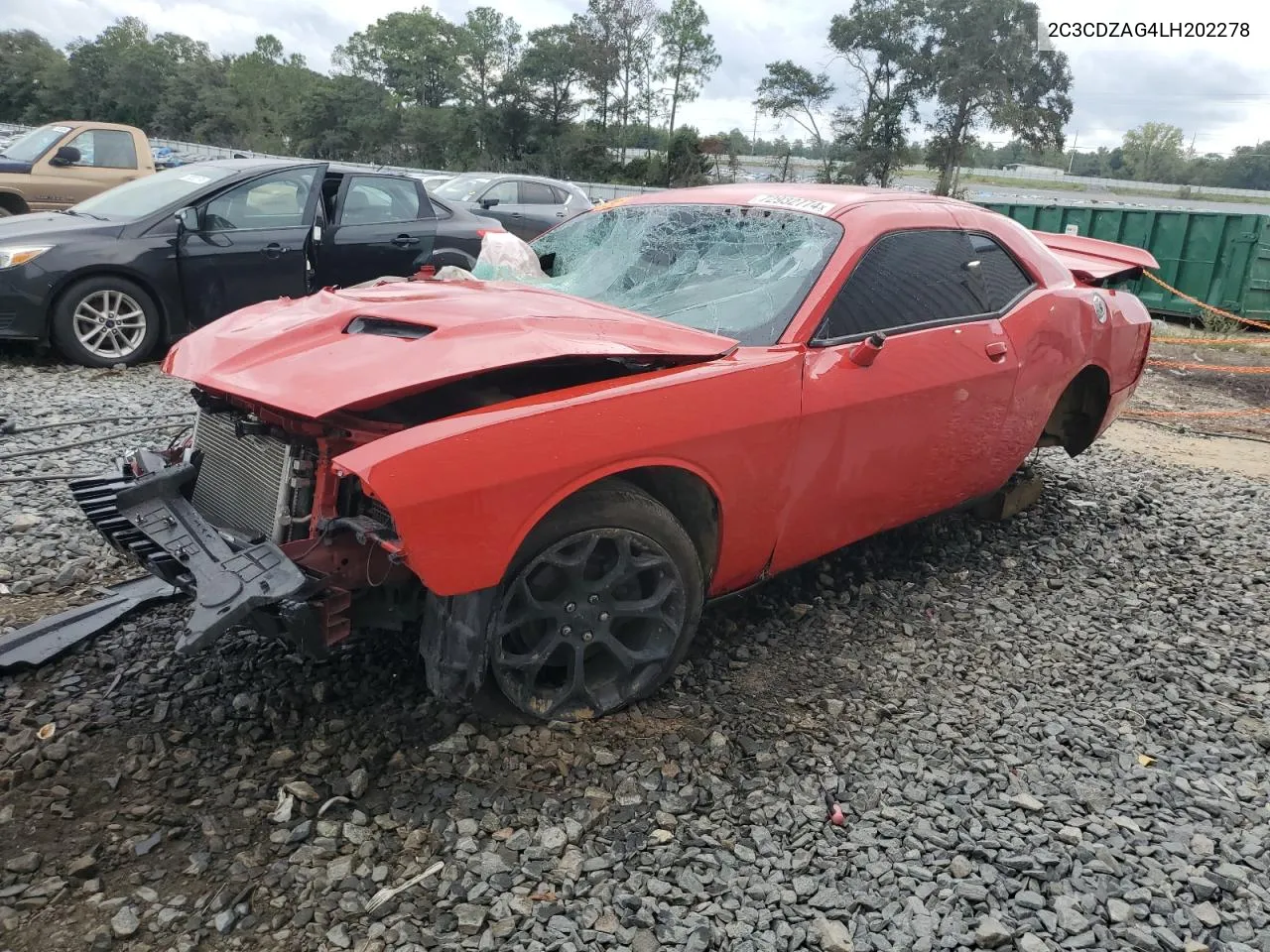 2020 Dodge Challenger Sxt VIN: 2C3CDZAG4LH202278 Lot: 72932774