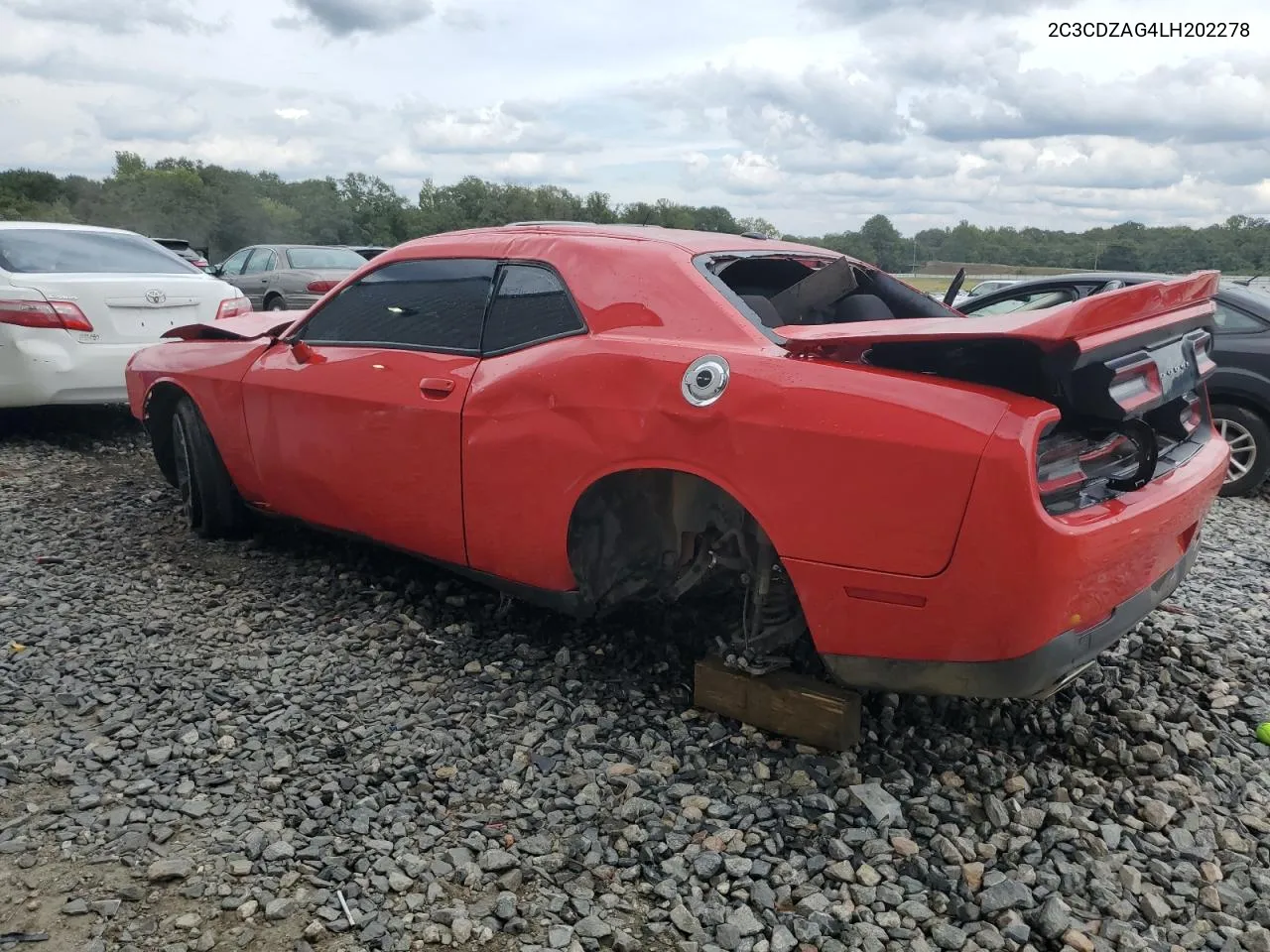 2020 Dodge Challenger Sxt VIN: 2C3CDZAG4LH202278 Lot: 72932774