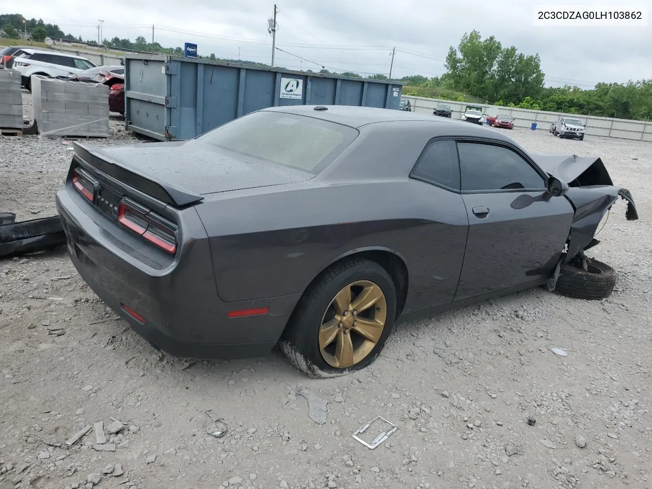 2020 Dodge Challenger Sxt VIN: 2C3CDZAG0LH103862 Lot: 73353444