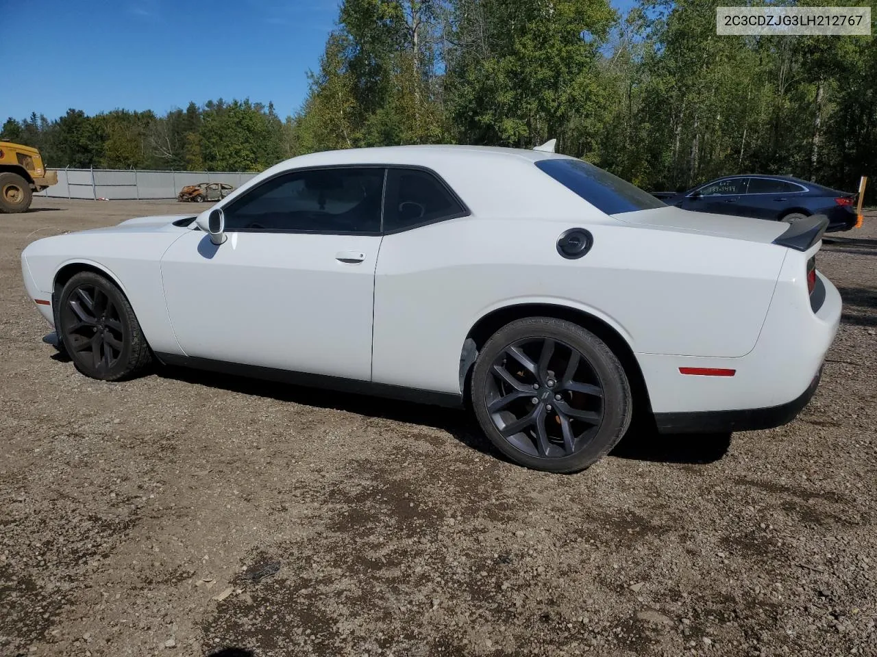 2020 Dodge Challenger Gt VIN: 2C3CDZJG3LH212767 Lot: 73366574