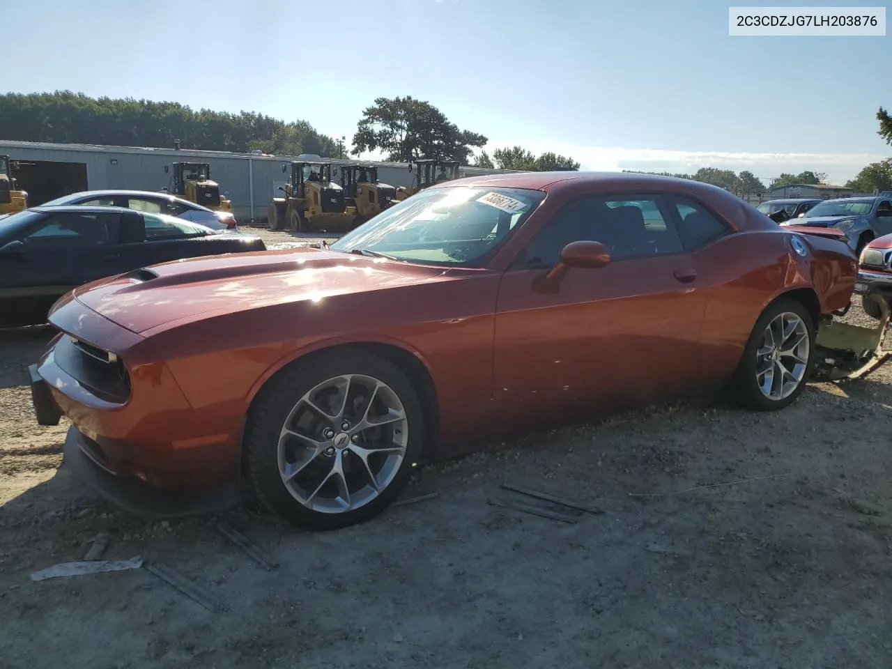 2020 Dodge Challenger Gt VIN: 2C3CDZJG7LH203876 Lot: 73366714