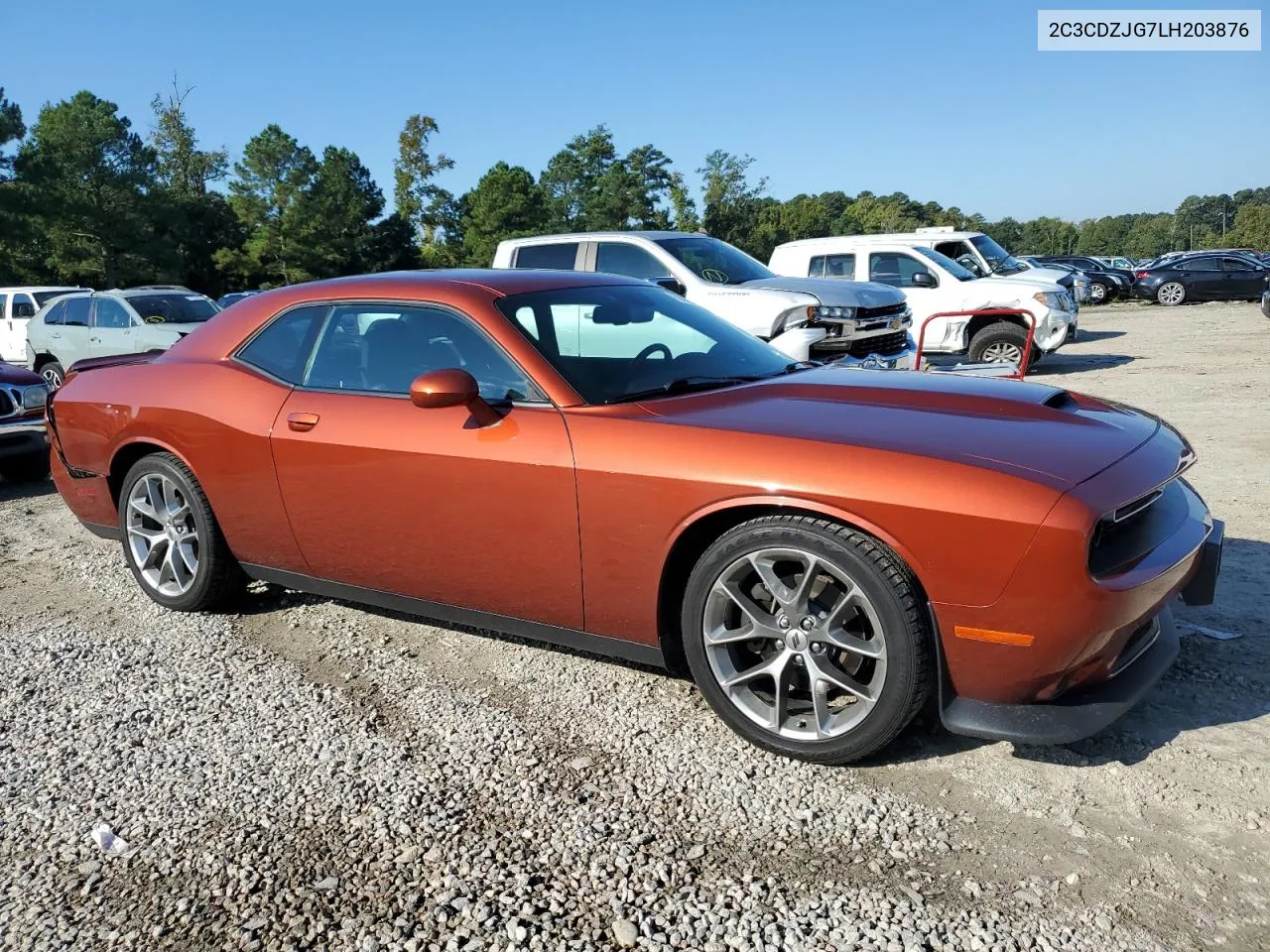 2020 Dodge Challenger Gt VIN: 2C3CDZJG7LH203876 Lot: 73366714