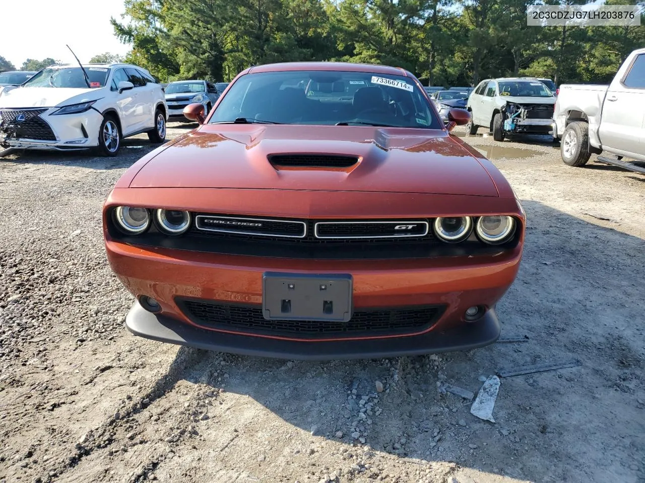 2020 Dodge Challenger Gt VIN: 2C3CDZJG7LH203876 Lot: 73366714