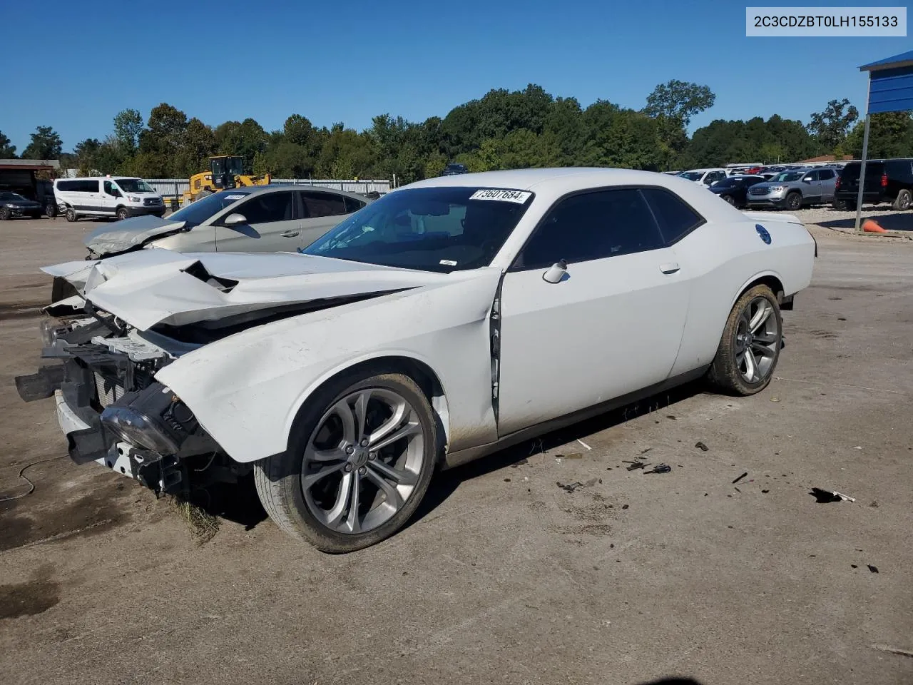 2020 Dodge Challenger R/T VIN: 2C3CDZBT0LH155133 Lot: 73607684