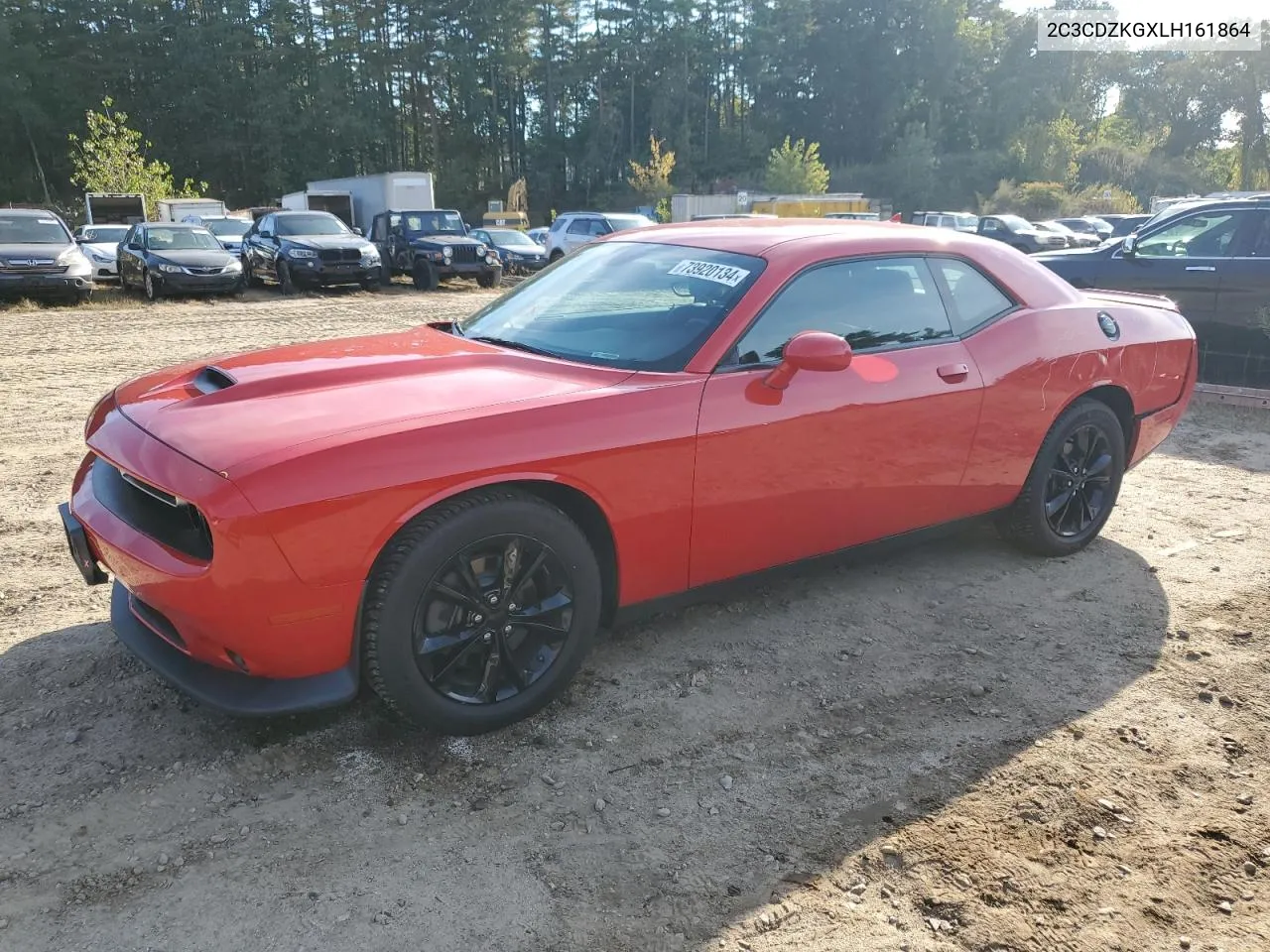 2020 Dodge Challenger Gt VIN: 2C3CDZKGXLH161864 Lot: 73920134