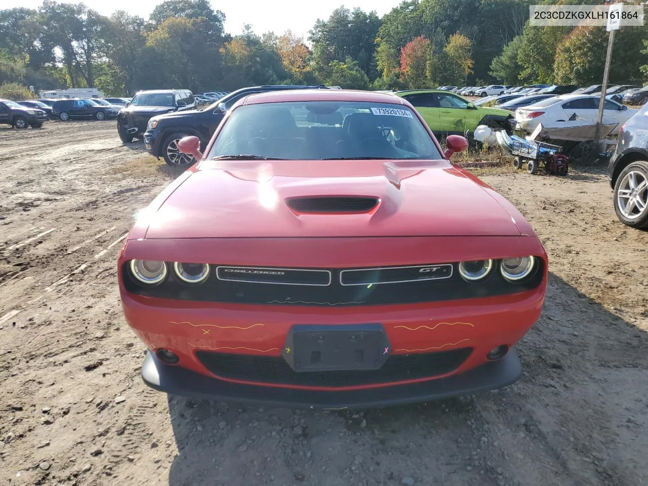 2020 Dodge Challenger Gt VIN: 2C3CDZKGXLH161864 Lot: 73920134