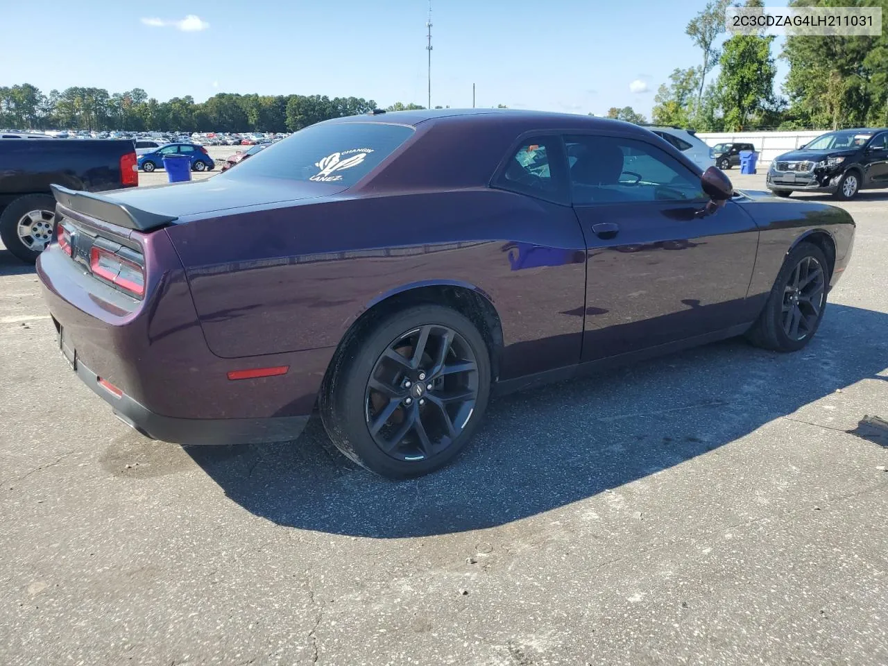 2C3CDZAG4LH211031 2020 Dodge Challenger Sxt